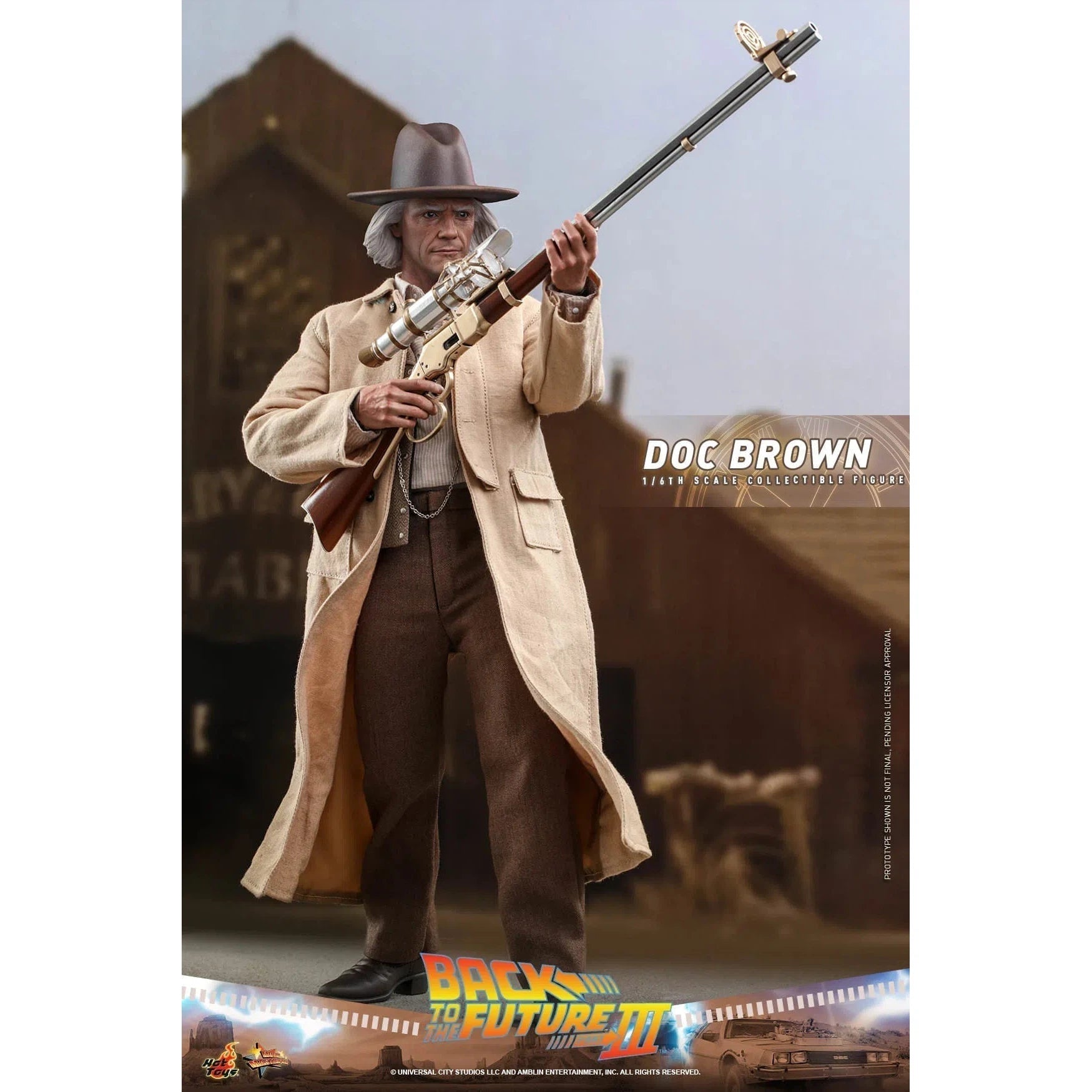 Doc Brown: Back To The Future Part III: MMS617 Hot Toys