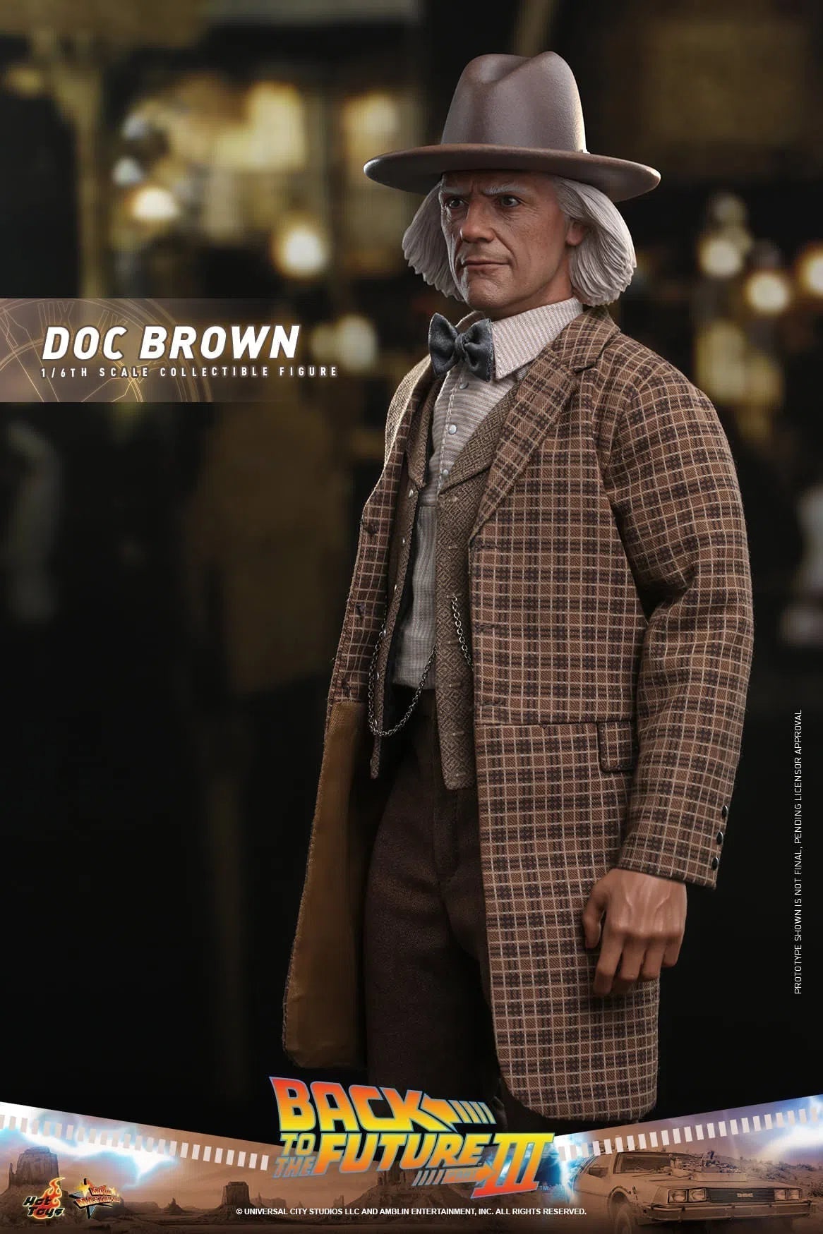 Doc Brown: Back To The Future Part III: MMS617 Hot Toys