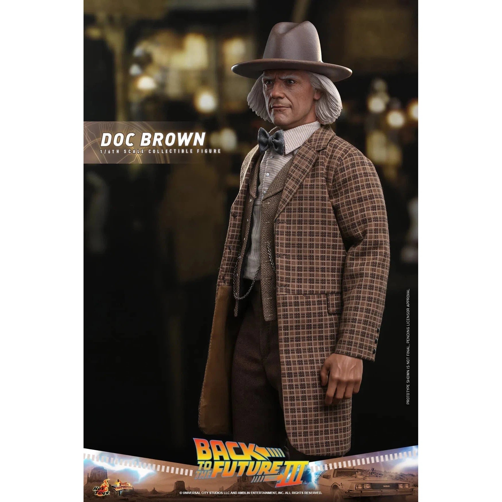 Doc Brown: Back To The Future Part III: MMS617 Hot Toys