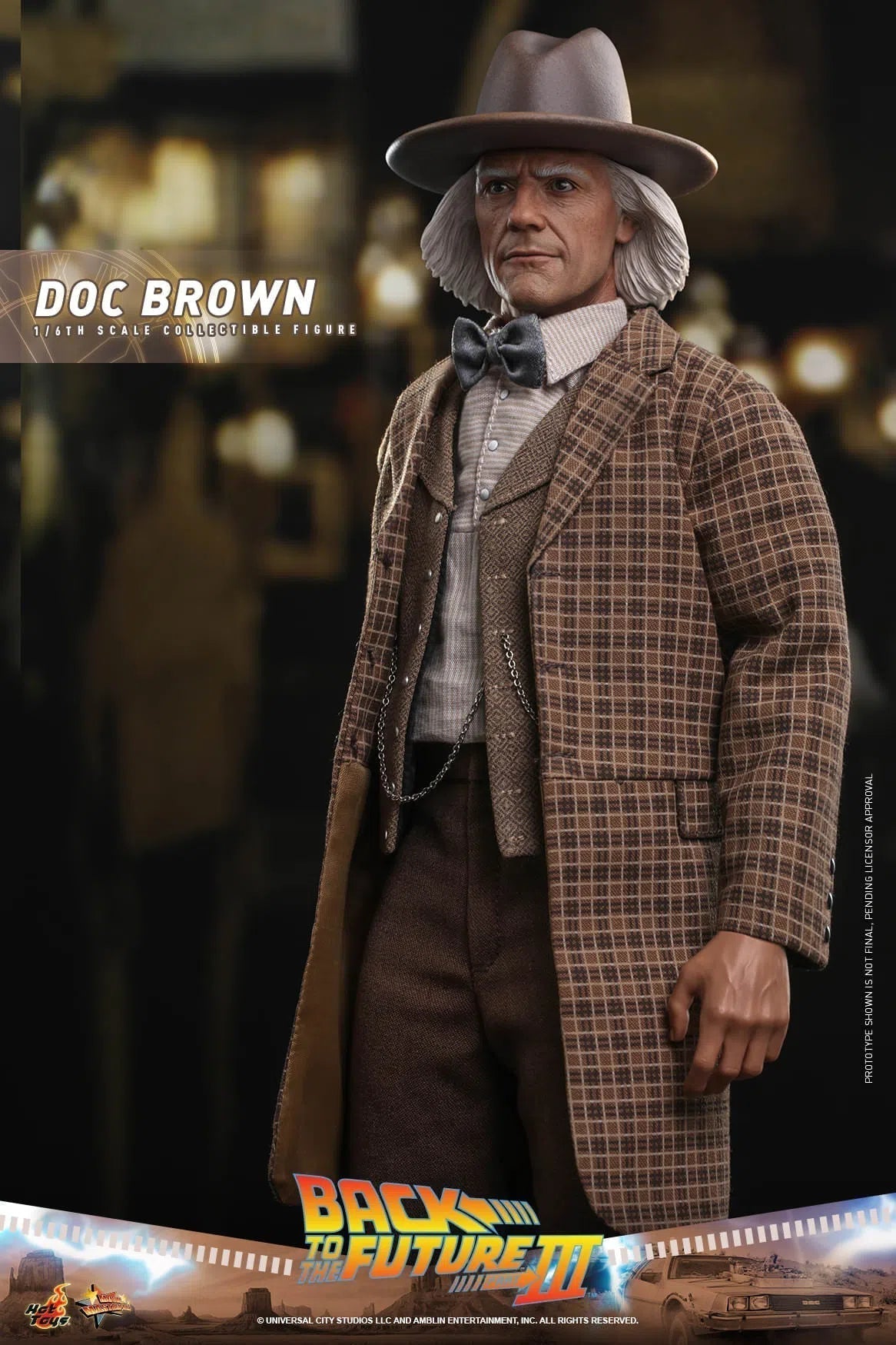 Doc Brown: Back To The Future Part III: MMS617 Hot Toys