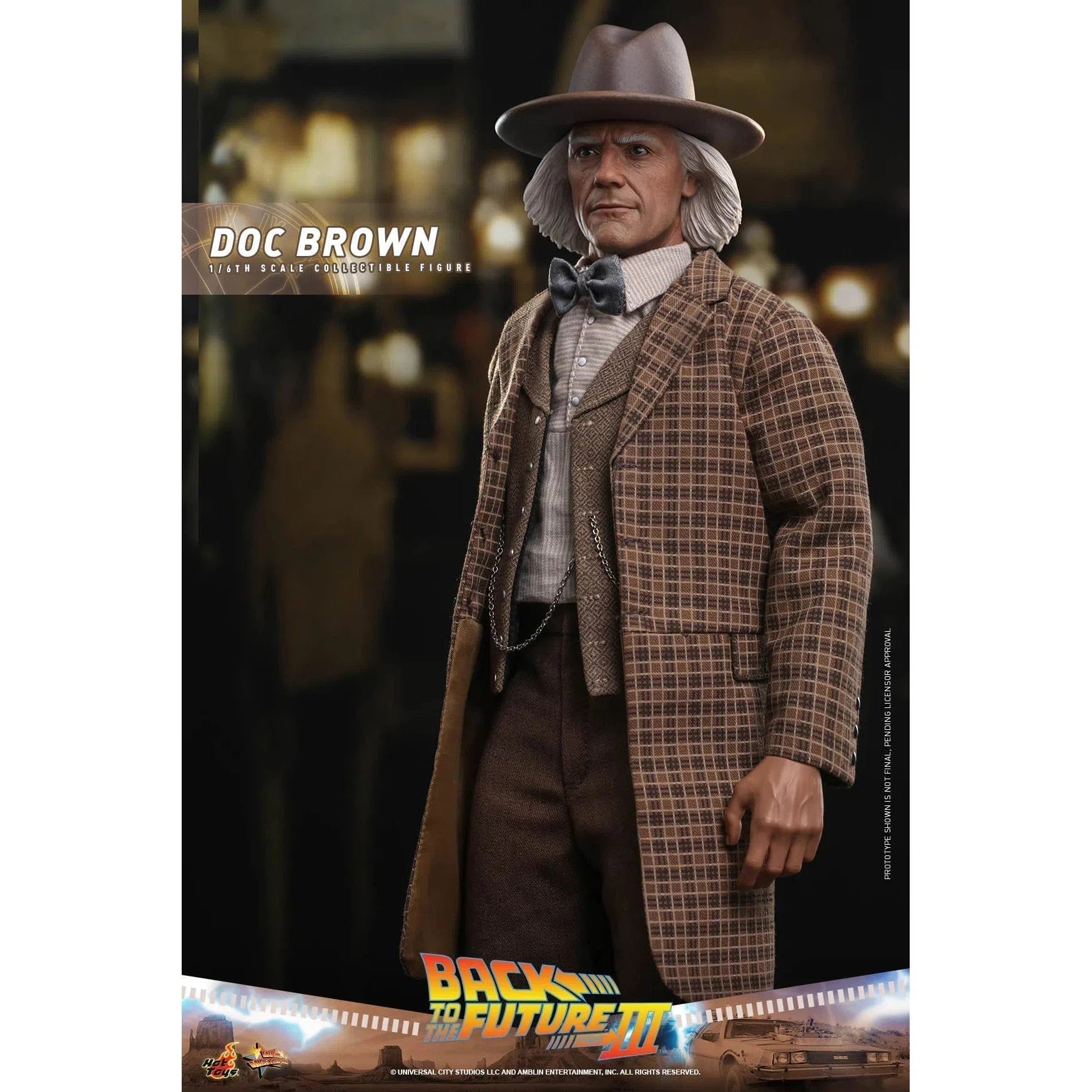 Doc Brown: Back To The Future Part III: MMS617 Hot Toys