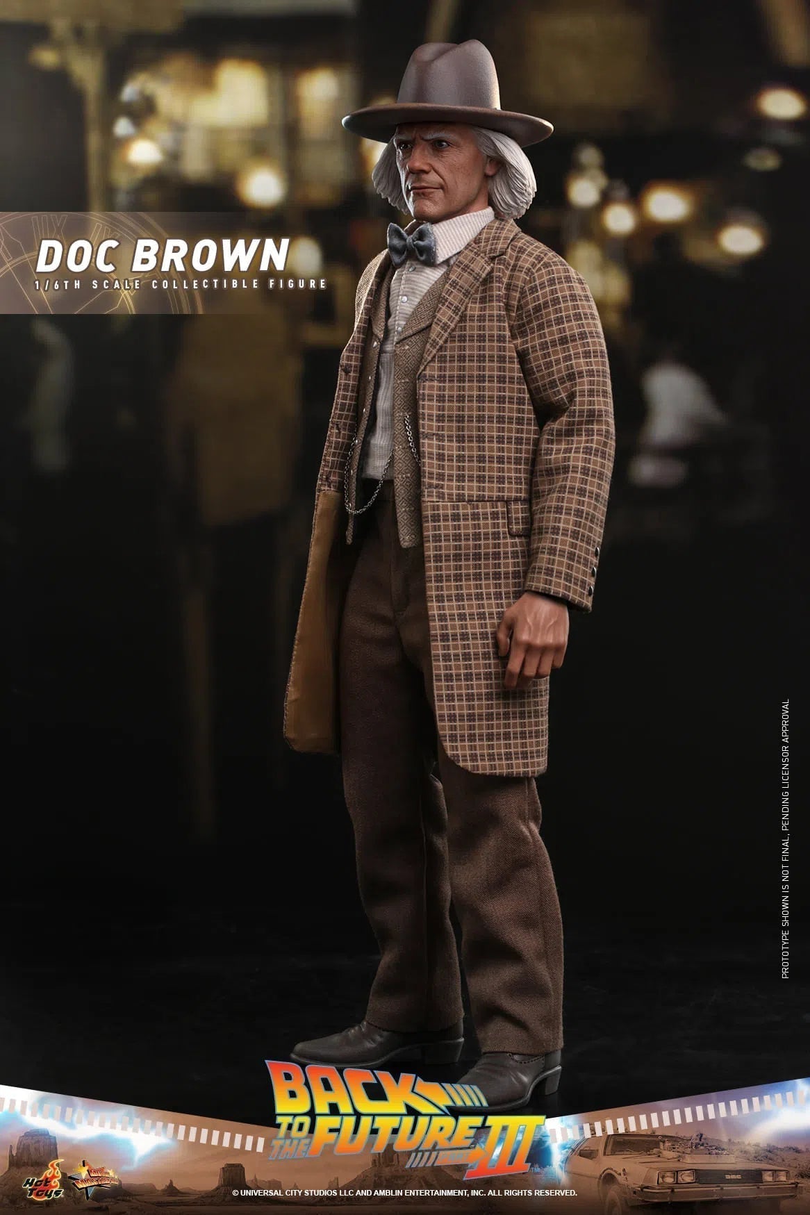 Doc Brown: Back To The Future Part III: MMS617 Hot Toys