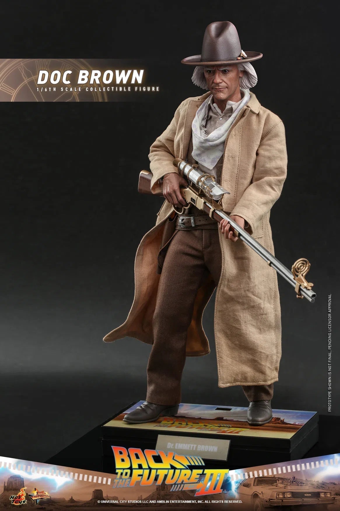 Doc Brown: Back To The Future Part III: MMS617 Hot Toys