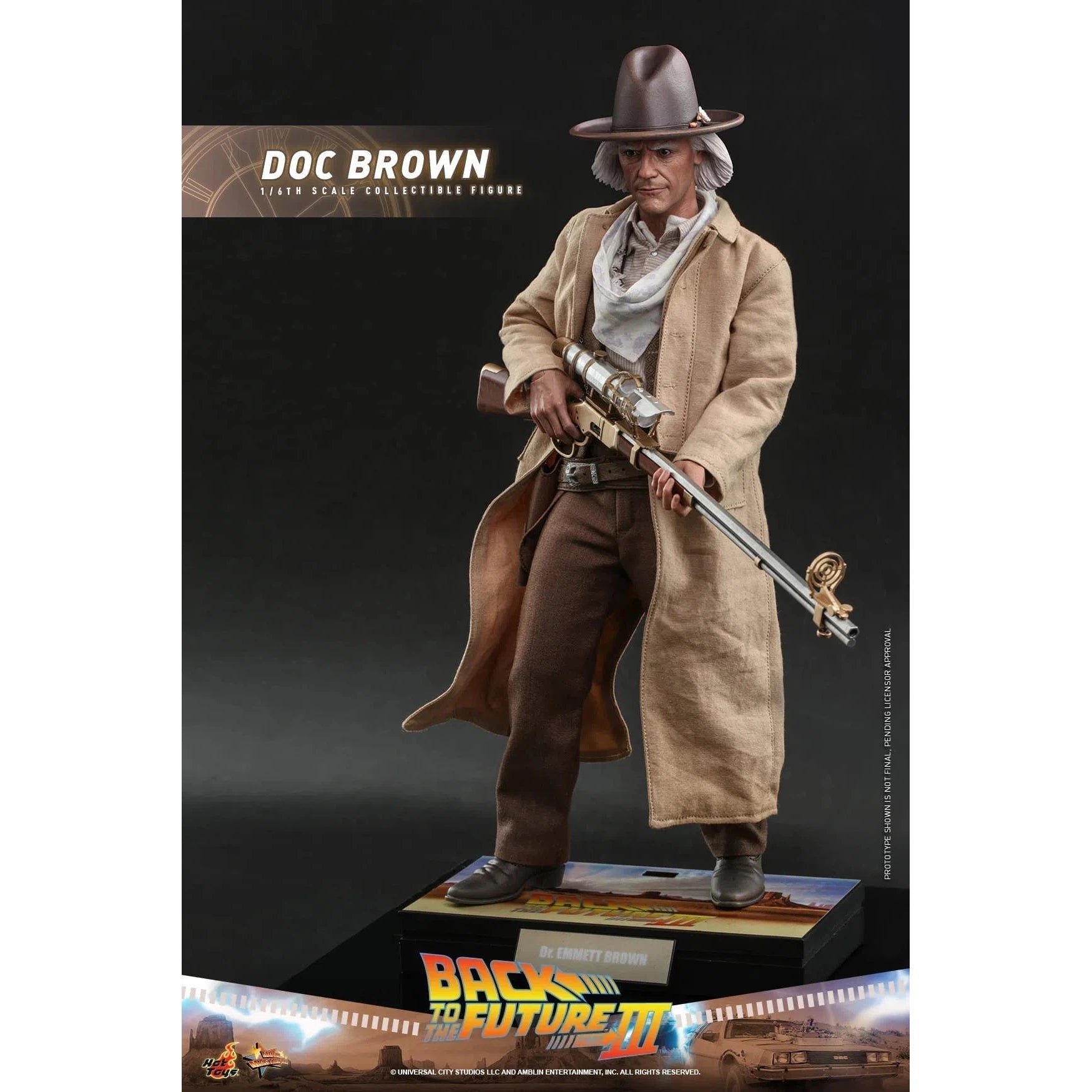 Doc Brown: Back To The Future Part III: MMS617 Hot Toys