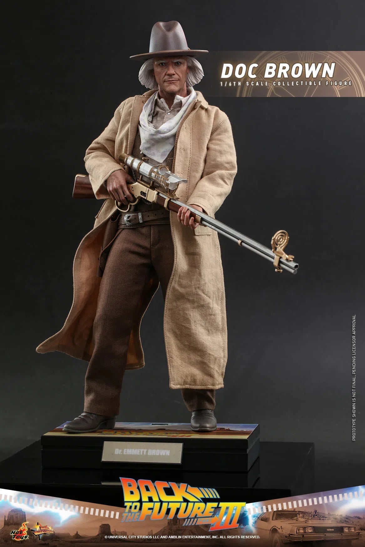 Doc Brown: Back To The Future Part III: MMS617 Hot Toys