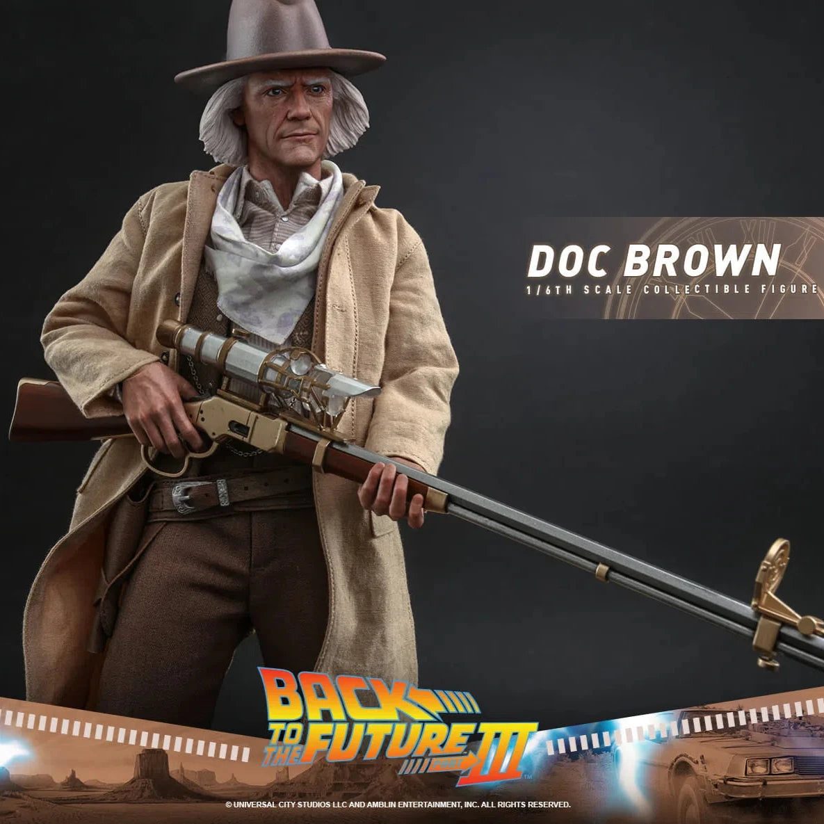 Doc Brown: Back To The Future Part III: MMS617 Hot Toys