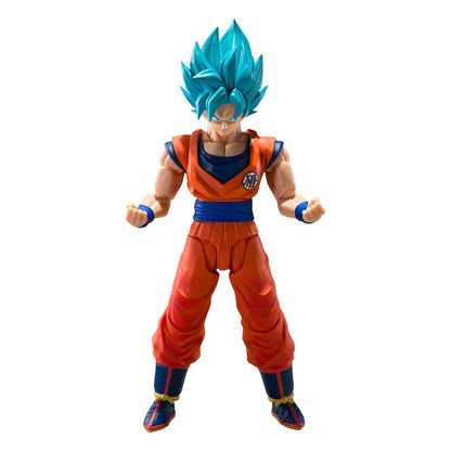 Dragon Ball Super S.H.Figuarts Action Figure Super Saiyan God Super Son Guko (Blue power transcending Limits) 15 cm - Bandai Tamashii Nations Action Figures