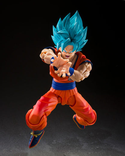 Dragon Ball Super S.H.Figuarts Action Figure Super Saiyan God Super Son Guko (Blue power transcending Limits) 15 cm - Bandai Tamashii Nations Action figures