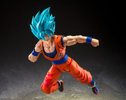 Dragon Ball Super S.H.Figuarts Action Figure Super Saiyan God Super Son Guko (Blue power transcending Limits) 15 cm - Bandai Tamashii Nations Action figures