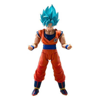 Dragon Ball Super S.H.Figuarts Action Figure Super Saiyan God Super Son Guko (Blue power transcending Limits) 15 cm - Bandai Tamashii Nations Action figures