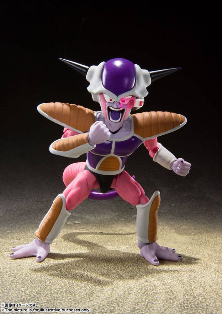 Dragon Ball Z S.H. Figuarts Action Figure Frieza (First Form) & Frieza Pod Reissue 11 cm - Bandai Tamashii Nations Action figures