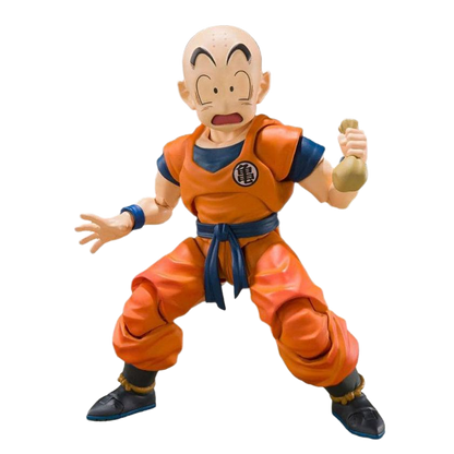 Dragon Ball Z S.H. Figuarts Action Figure Krillin-Earth's Strongest Man (Reissue) 12 cm - Bandai Tamashii Nations Action Figures