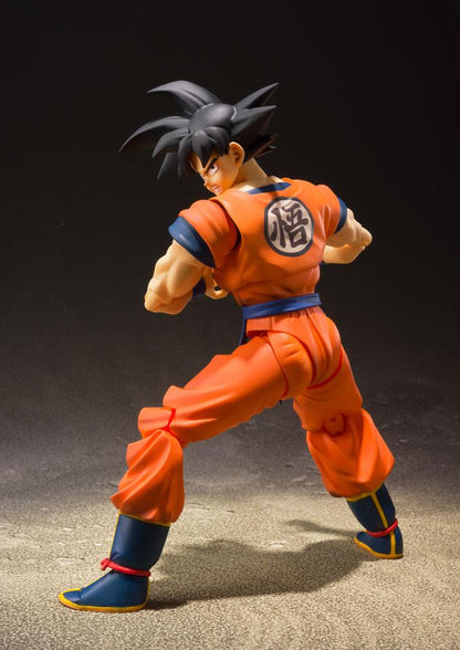 Dragon Ball Z S.H. Figuarts Action Figure Son Goku (A Saiyan Raised On Earth) 14 cm - Bandai Tamashii Nations Action Figures