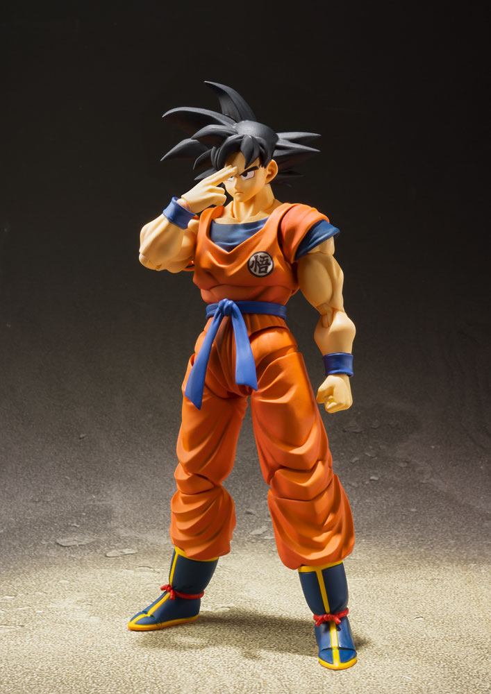 Dragon Ball Z S.H. Figuarts Action Figure Son Goku (A Saiyan Raised On Earth) 14 cm - Bandai Tamashii Nations Action Figures