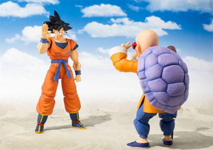 Dragon Ball Z S.H. Figuarts Action Figure Son Goku (A Saiyan Raised On Earth) 14 cm - Bandai Tamashii Nations Action Figures