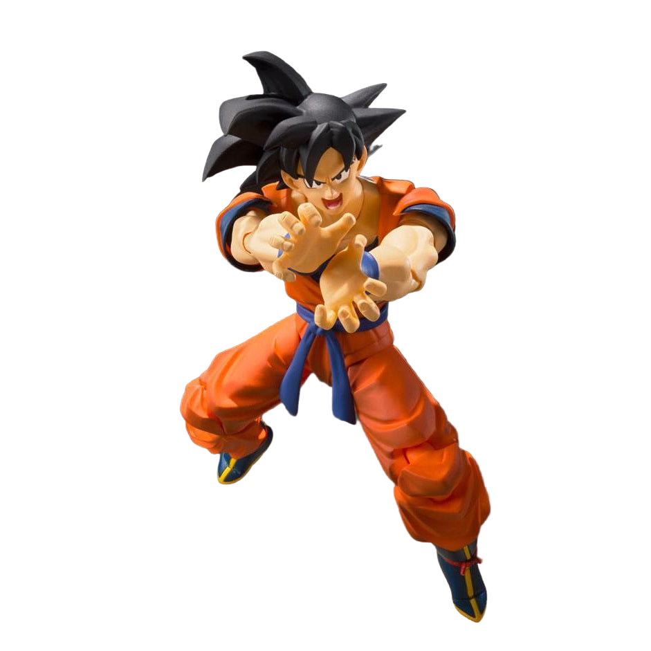 Dragon Ball Z S.H. Figuarts Action Figure Son Goku (A Saiyan Raised On Earth) 14 cm - Bandai Tamashii Nations Action Figures