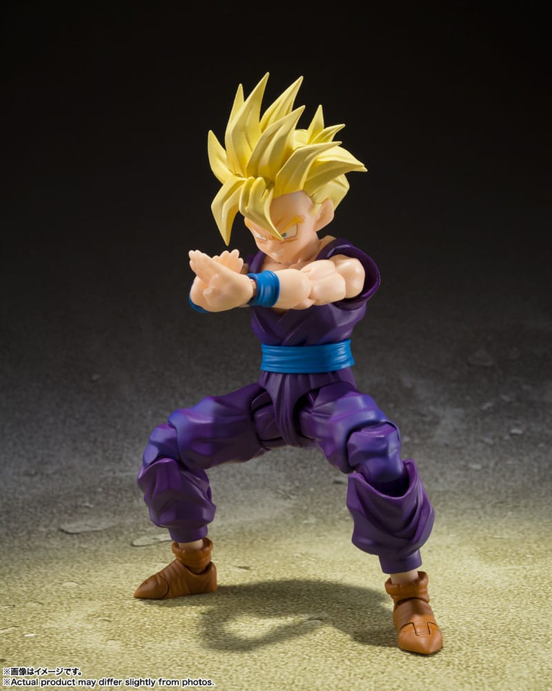Dragon Ball Z S.H. Figuarts Action Figure Super Saiyan Son Gohan - The Warrior Who Surpassed Goku 11 cm - Bandai Tamashii Nations Action Figures