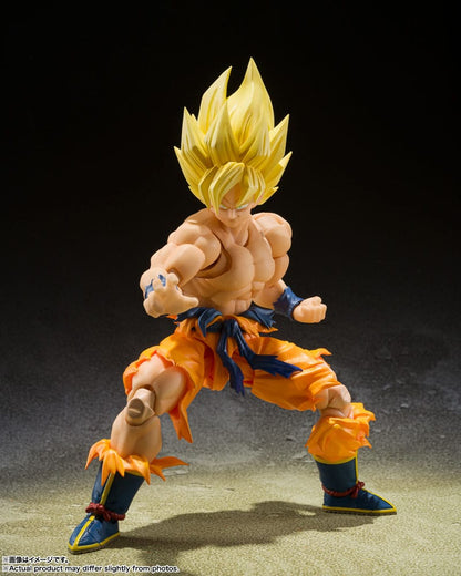 Dragon Ball Z S.H. Figuarts Action Figure Super Saiyan Son Goku - Legendary Super Saiyan - 14 cm - Bandai Tamashii Nations Action Figures