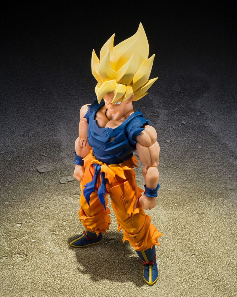 Dragon Ball Z S.H.Figuarts Action Figure Super Saiyan Son Goku (Fighter of Rage) 14 cm - Bandai Tamashii Nations Action Figure