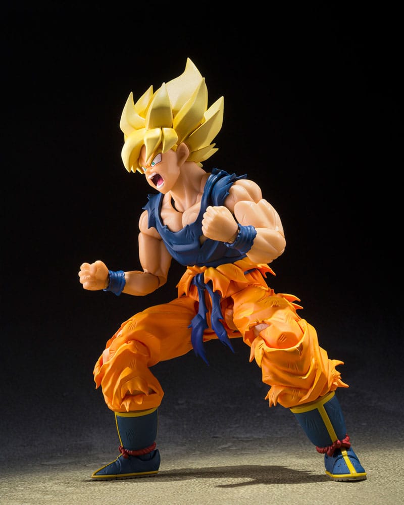Dragon Ball Z S.H.Figuarts Action Figure Super Saiyan Son Goku (Fighter of Rage) 14 cm - Bandai Tamashii Nations Action Figure
