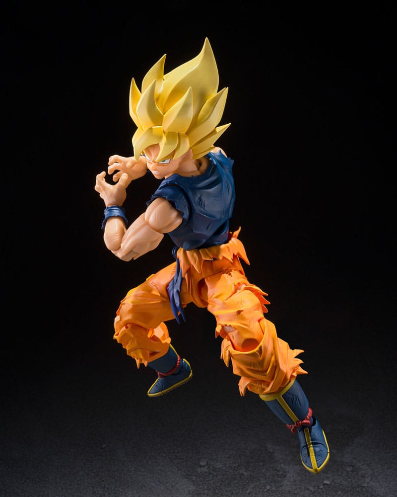 Dragon Ball Z S.H.Figuarts Action Figure Super Saiyan Son Goku (Fighter of Rage) 14 cm - Bandai Tamashii Nations Action Figure