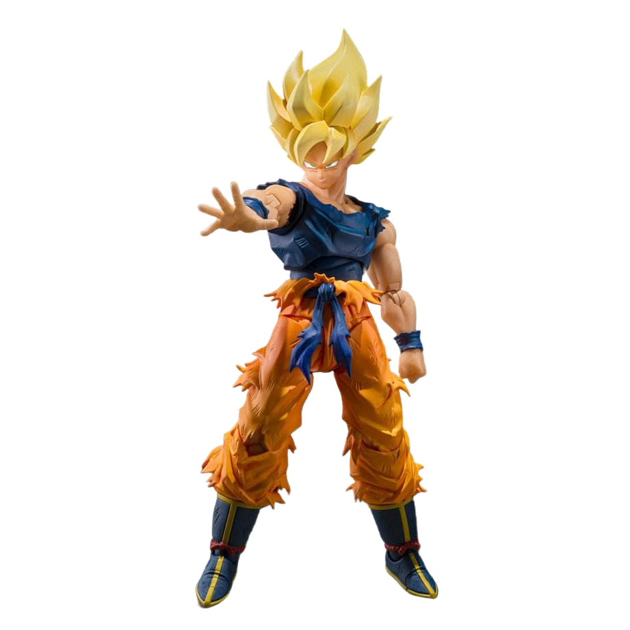 Dragon Ball Z S.H.Figuarts Action Figure Super Saiyan Son Goku (Fighter of Rage) 14 cm - Bandai Tamashii Nations Action Figures