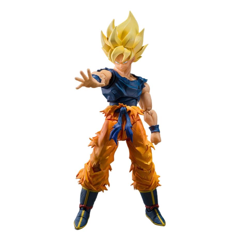 Dragon Ball Z S.H.Figuarts Action Figure Super Saiyan Son Goku (Fighter of Rage) 14 cm - Bandai Tamashii Nations Action Figure