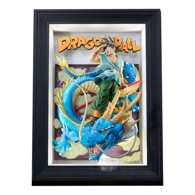 Dragon Ball Z Tamashii Art 3D Relief Picture Son Goku & Dragon 2 - Bandai Tamashii Nations Decoration