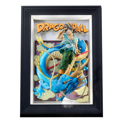 Dragon Ball Z Tamashii Art 3D Relief Picture Son Goku & Dragon 2 - Bandai Tamashii Nations Decoration
