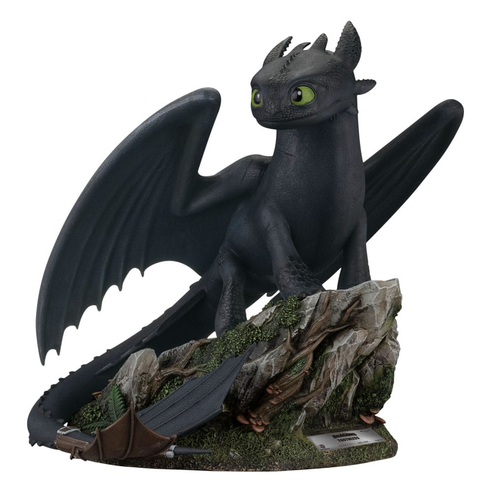 Dragons Master Craft Statue Standing Toothless 31 cm - Beast Kingdom Toys Statues