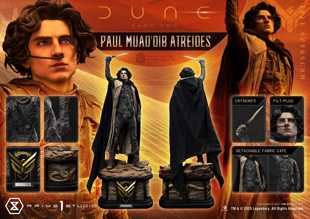 Dune: Part Two Real Elite Masterline Series Statue 1/3 Paul Atreides 90 cm - Prime 1 Studio Statues