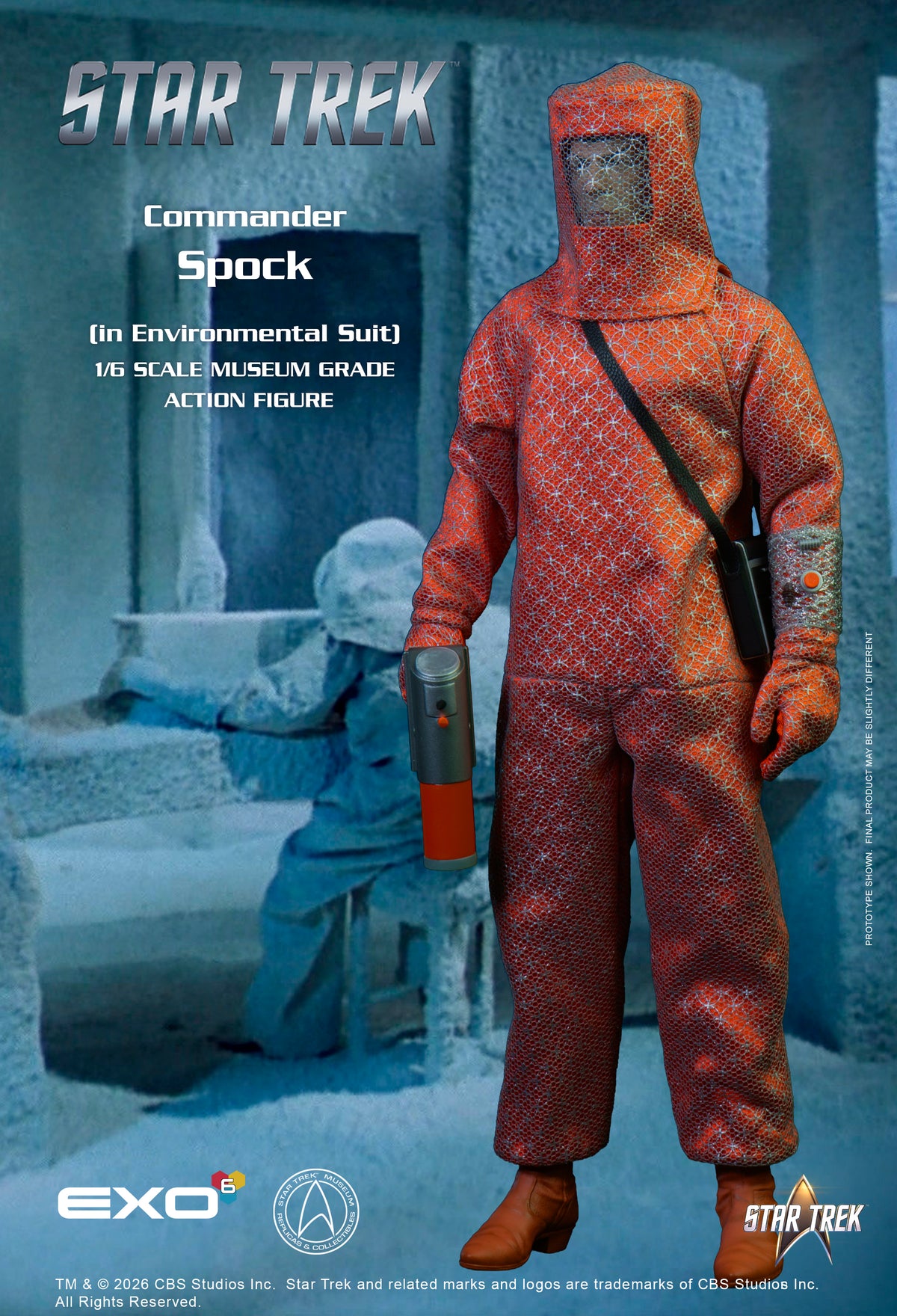 Star Trek: The Original Series Lt. Commander Spock (Environmental Suit) 1/6 Scale Action Figure