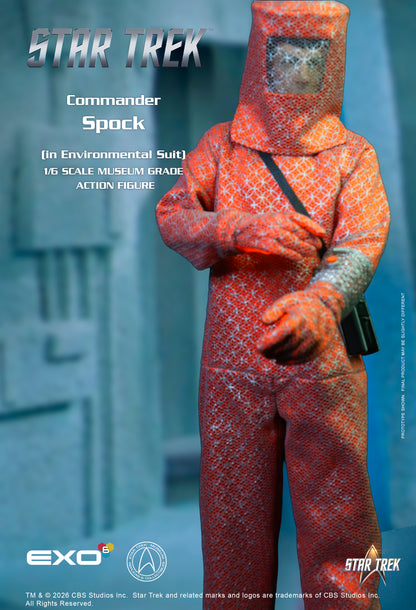 Star Trek: The Original Series Lt. Commander Spock (Environmental Suit) 1/6 Scale Action Figure - EXO-6 Action Figures