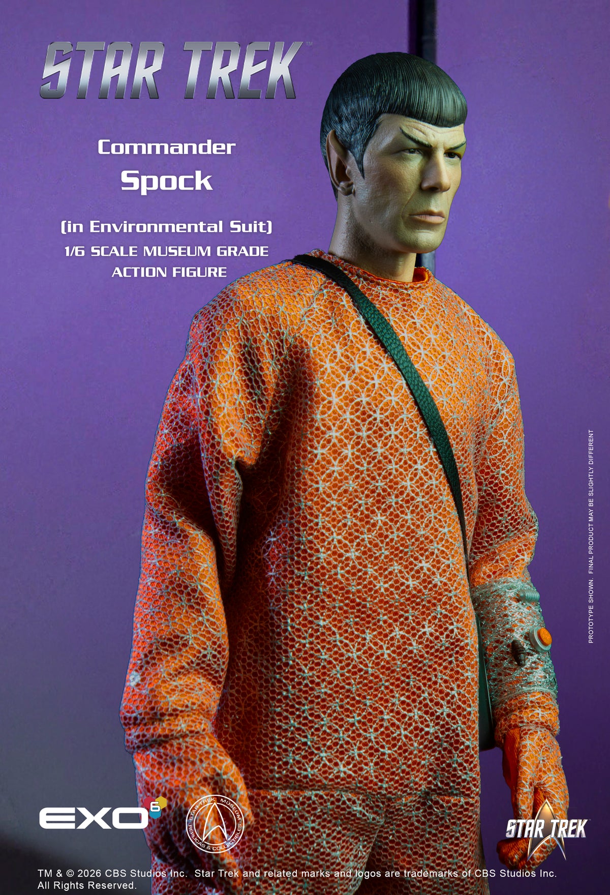 Star Trek: The Original Series Lt. Commander Spock (Environmental Suit) 1/6 Scale Action Figure