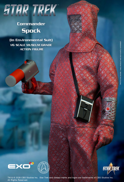 Star Trek: The Original Series Lt. Commander Spock (Environmental Suit) 1/6 Scale Action Figure - EXO-6 Action Figures