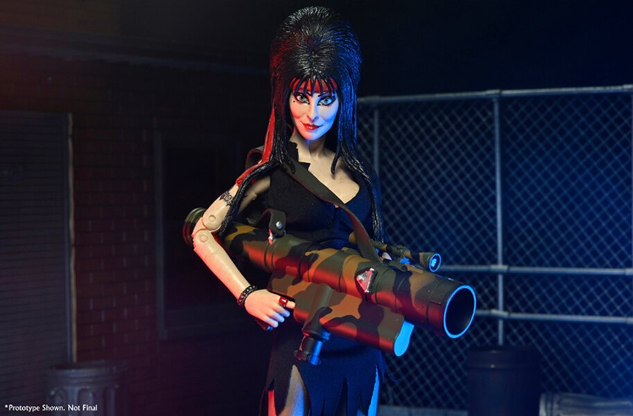 Elvira: Mistress Of The Dark: Commando Elvira: 8" Clothed Action Figure