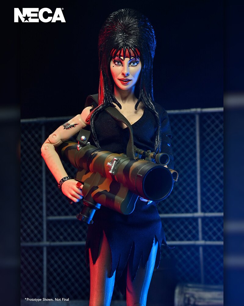 Elvira: Mistress Of The Dark: Commando Elvira: 8" Clothed Action Figure