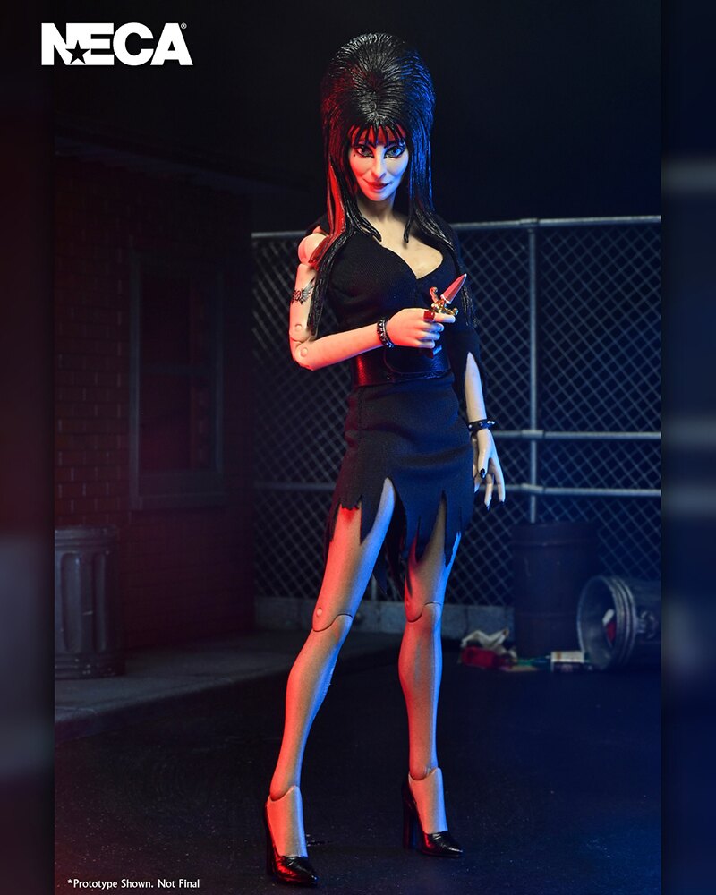 Elvira: Mistress Of The Dark: Commando Elvira: 8" Clothed Action Figure