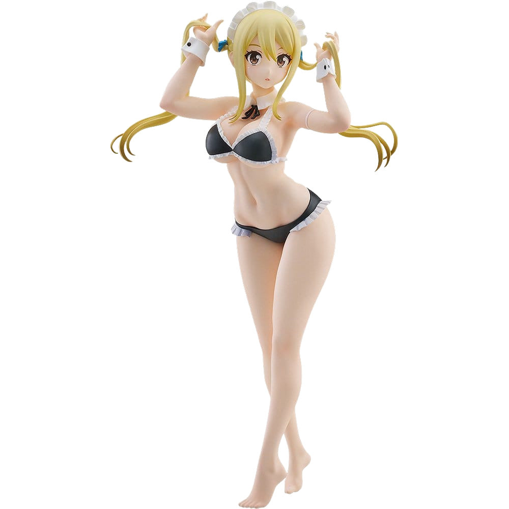 Fairy Tail 100 Years Quest Beach Queens Pop Up Parade PVC Statue Lucy Heartfilia: Virgo Form Swimsuit Ver. L Size 23 cm - Good Smile Company Statues