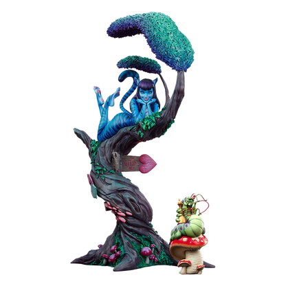 Fairytale Fantasies Collection: Lady Cheshire Cat (Deluxe Edition): Statue - Sideshow Collectibles Statue