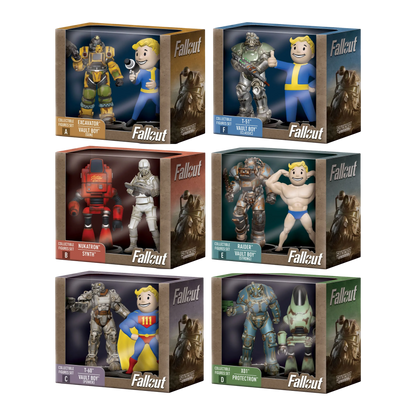 Fallout: All Six 2 Packs Including Buildable Deathclaw: 3" Mini Figure Sets - Syndicate Collectibles Action Figure