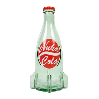 Fallout Bottle Series Replica Glass Bottle Nuka Cola Clear - DEVplus Kitchen- and Tableware