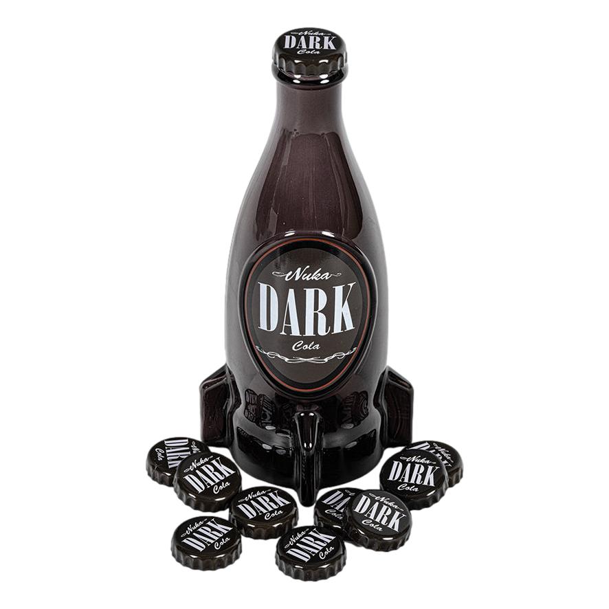 Fallout: Nuka Cola Dark Glass Bottle & Caps DPI