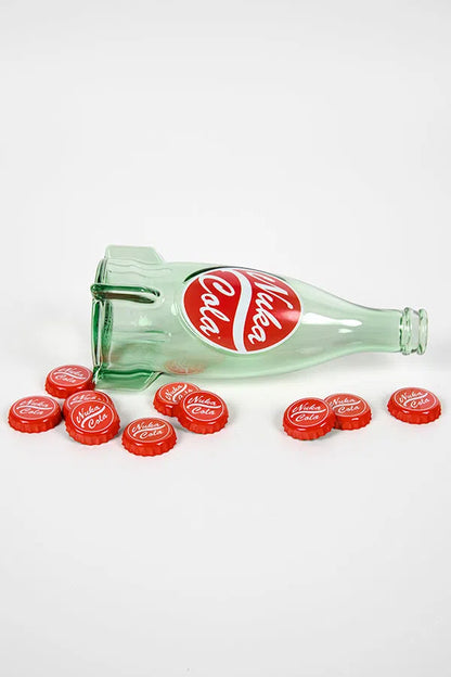 Fallout: Nuka Cola Glass Bottle & Caps - DEVplus Action Figure