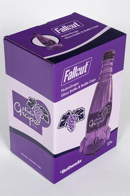 Fallout: Nuka Cola Grape Glass Bottle & Caps - DEVplus Action Figure
