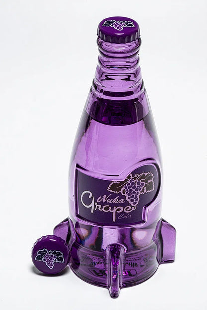 Fallout: Nuka Cola Grape Glass Bottle & Caps - DEVplus Action Figure