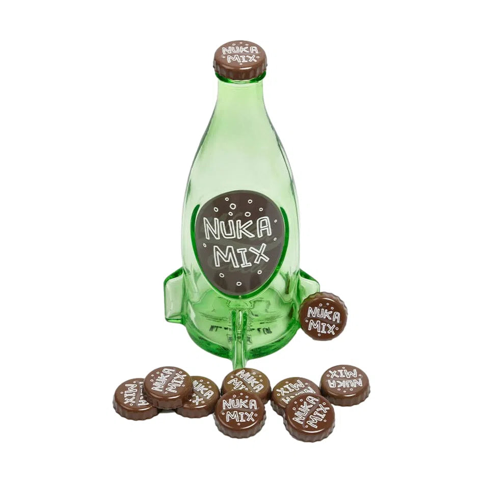 Fallout: Nuka Cola Mix Glass Bottle & Caps by DEVplus – Action Figure, [scale], UK stockist Planet Action Figures