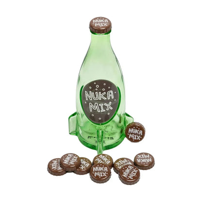 Fallout: Nuka Cola Mix Glass Bottle & Caps - DEVplus Action Figure