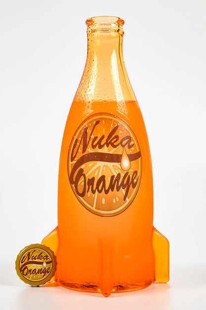 Fallout: Nuka Cola Orange Glass Bottle & Caps - DEVplus Action Figure