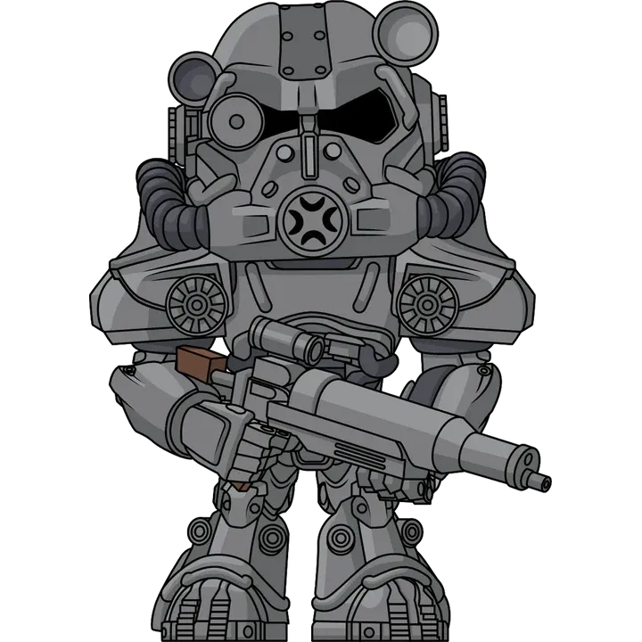 Fallout: T-60 Power Armour: Vinyl Figure - YouTooz Vinyl Figure